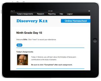Discovery K12 Free Online Homeschool