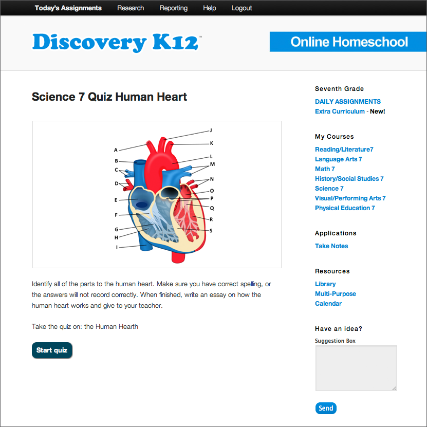 sample quizzes