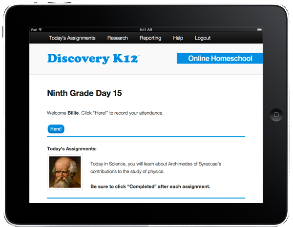 Discovery K12 Login