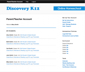 discovery k12 8th grade cheat sheat