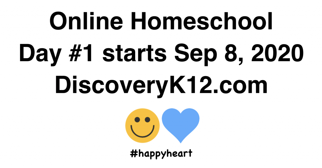 Discovery K12 New School Year Calendar and Quick Start Information DK12